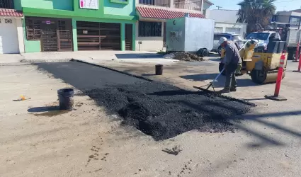 Refuerzan programa integral de bacheo