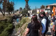 Supervisa Ismael Burgueo trabajos de limpieza de canal pluvial y parque en el Mariano Matamoros