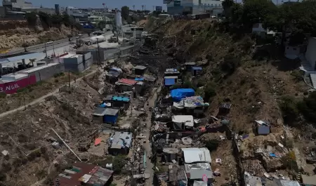 Zona afectada por le incendio
