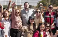 Arranca Ismael Burgueo obras de pavimentacin con concreto hidrulico en Lomas del Matamoros