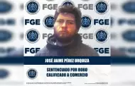 Sentencia condenatoria por robo calificado a establecimiento comercial contra un hombre